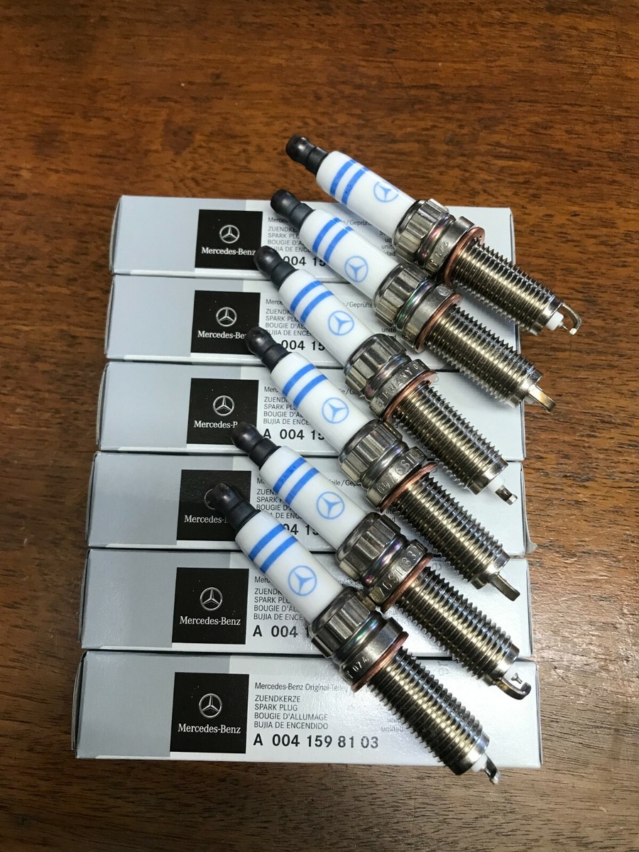 Mercedes-Benz 純正スパークプラグ 12本セット Genuine Set of 6 Spark Plugs For Mercedes-Benz W166 R172 W204 W207