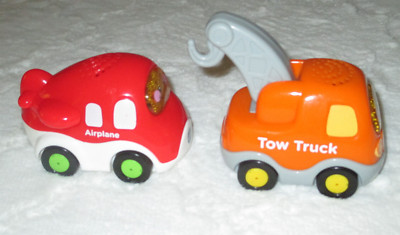 Vtech Can Ices-3 Tow Truck Airplane Musical Lights Pretend Play Toy