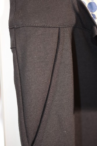 Boden Black Viscose Pants Zipper Ankle UK 18L US 14L Tall EUC - Picture 6 of 6