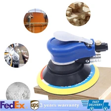 6INCH Air Palm Orbital Sander Random Hand Sanding Pneumatic Round 10000 RPM BEST