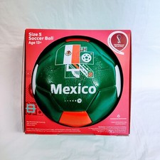 2022 FIFA World Cup Qutar Team Mexico Size 5 Soccer Ball Ages 13 