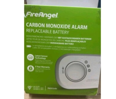 FireAngel FA3313-EU LED Kohlenmonoxidmelder austauschbare Batterie 10 Jahre Lebensdauer