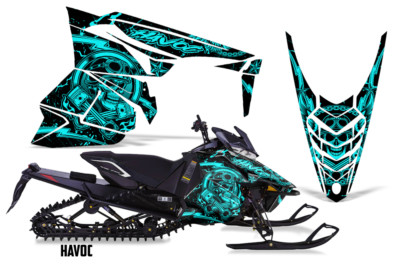 Sled Graphic Decals Stickers For Yamaha Viper SR/SRT/RTX/SE 2014-2016 HAVOC M