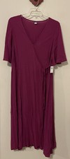 Old Navy Womens Size XXL Wrap-Style Flowy Vneck Long Maxi Dress NWT! A5652