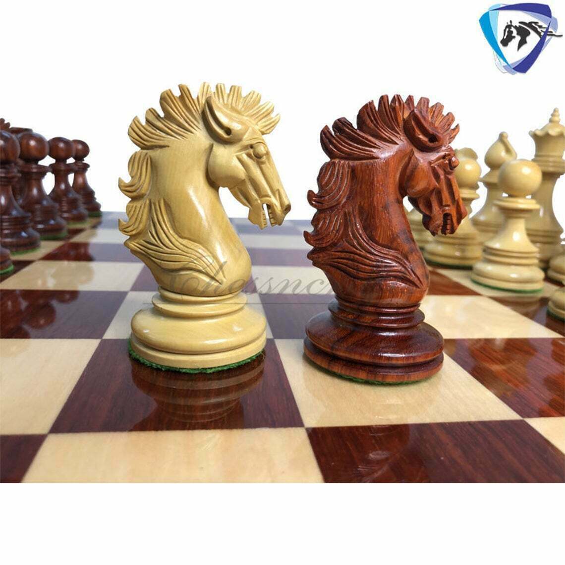 Wellington Series Luxury Staunton Wood Chess Set Chess Pieces 