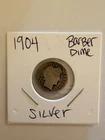 1904 Barber Dime Real Silver 10 cents