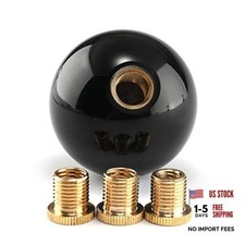 Round Ball Shift Knob Universal Gear Shift Knob 5 6 Speed For Manual Pure-black Round Ball Shift Knob Universal Gear Shift Knob 5 6 Speed For Manual Pure-black