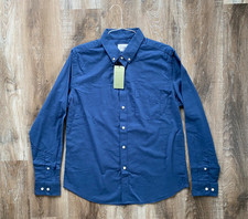 GOODFELLOW  CO NEW Blue Slim Fit L/S Button-Down Shirt Men's size L LARGE NWT