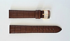 Cinturino  TISSOT Stampa Cocco Marrone  18 mm  Nuovo