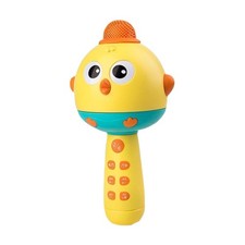 2-in-1 Kids Wireless Microphone Toy with 4 Voice Changers Toddler Music Birthday