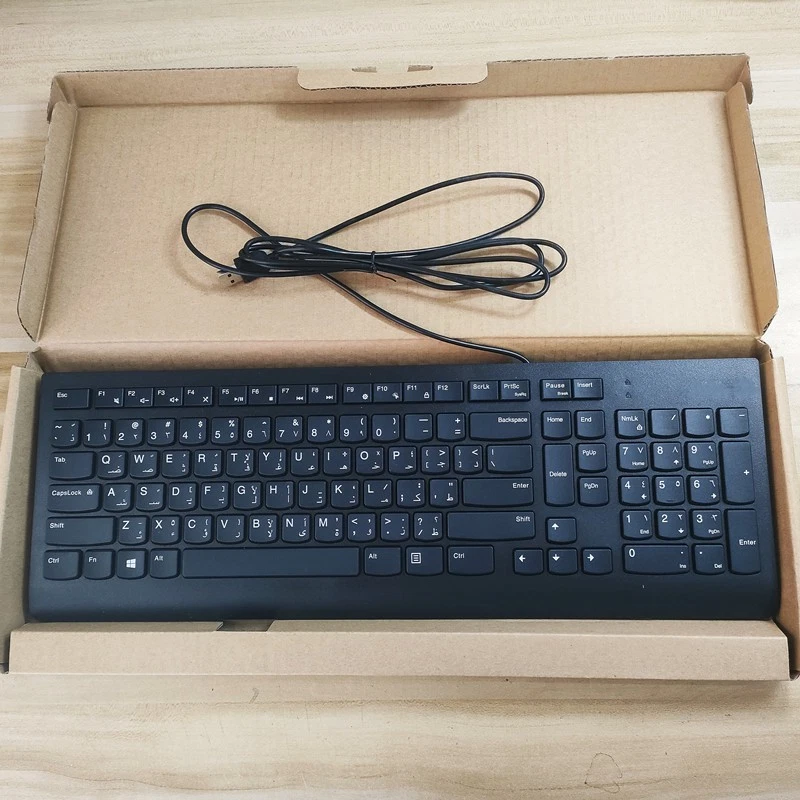Arabic layout USB ultrathin wired keyboard for lenovo SK8823 EKB536 - Image 2 of 4