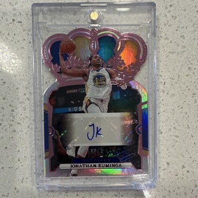 Panini 2023-24 Jonathan Kuminga Crown Royale Crown Authentic Autograph Pink /49 