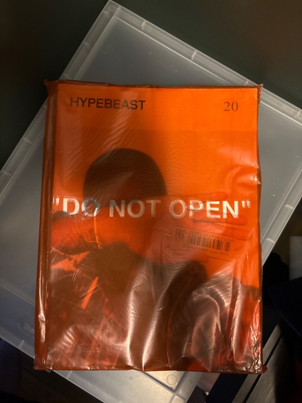 Hypebeast Magazine x VIRGIL ABLOH "Do Not Open" (Brand New) Sealed 