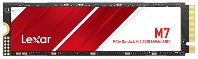 LEXAR M7 Gen4 M.2 7400MB/s NVMe PCIe LNMM7XX001T-RNNNG Festplatte, 1 TB SSD PCI