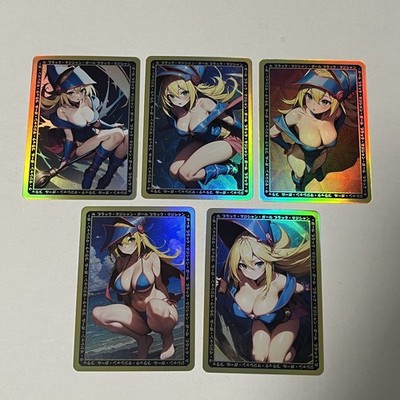 ACG|5x Dark Magician Girl|Textured|DIY Dojin Sexy