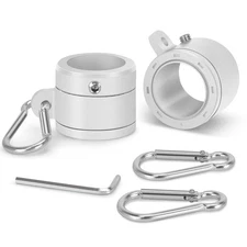 2 Pack Flag Pole Rings,360° Rotating Anti Wrap Flag Mounting Ring,Spinning Fl...