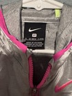 Nike Girls Toddler 3T Transluscent Metallic Windbreaker Jacket Hooded Pink Zip — photo 5