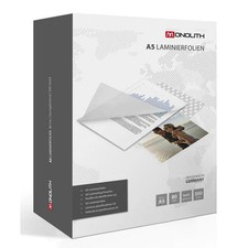 Lamineerhezen Monolith 81M0580007 A5 80 mic Transparent 300 pcs