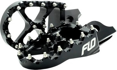 Flo Pro Series Footpegs Driver Foot Pegs Pair Black KTM 300 EXC 17