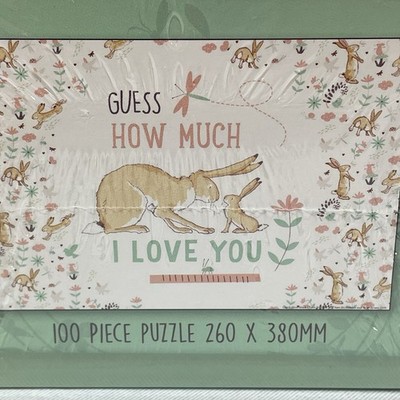 Guess How Much I Love You Puzzle Cube RF Nn 100 Pieces 10x15 in