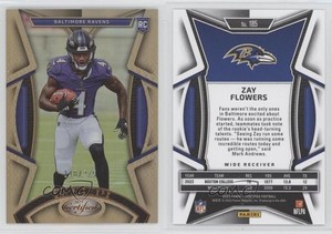 2023 Certified Rookies Mirror Bronze /275 Zay Flowers #185 Rookie RC