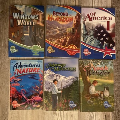Abeka 5th Grade Readers, Lot of 6 Books in Good to Very Good Condition