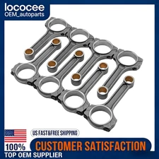 I Beam 6.000" 2.100" .927" Bronze Bush 5140 Connecting Rods Suits: Chevy SBC 350