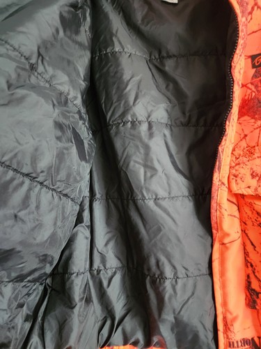 Gamehide Naked North Men's Insulated Blaze Orange Camo Jacket Deer Hunting Sz M - Picture 11 of 18