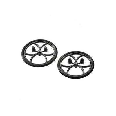 Du-Bro 150ML 1-1/2'' Micro Lite Wheel (2-Pack) 1-1/2'', Black