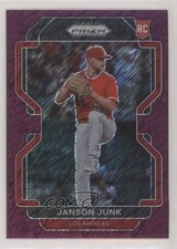2022 Panini Prizm Tier II Purple Shimmer Prizm 4/7 Janson Junk #139 00em
