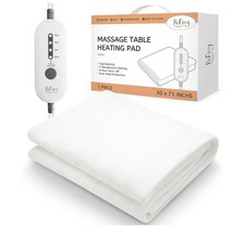 ReFzeg Massage Table Warmer Heating Pad 30x71 Spa Bed Heater Auto Shut Off