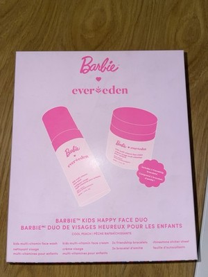 Barbie Evereden Kids Happy Face Duo Face Wash & Cream Set w/ Bracelets