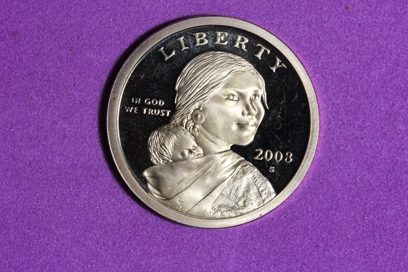 ESTATE FIND 2008 - S PROOF SACAGAWEA DOLLAR #K60638