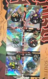 HEROCLIX VARIOUS SET 6 LEGACY FIGS and LEGACY CARDS #1