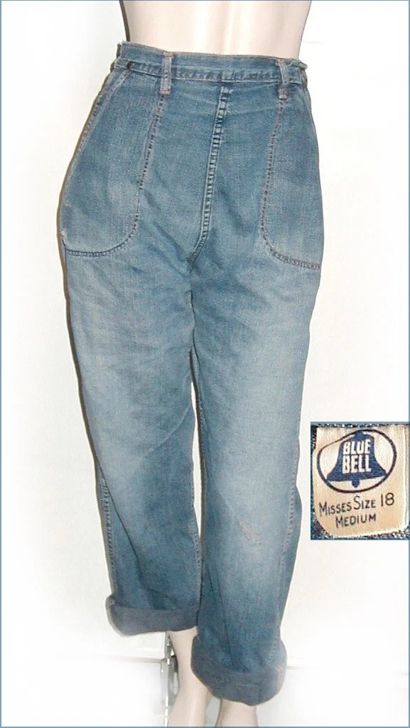 BLUE BELL 50S-モデル 25+ Wrangler Blue 1950s Vintage Clothing, Shoes & Accessories for