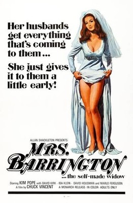 Historic Mrs. Barrington 1974 Movie Advertising Postcard 1
