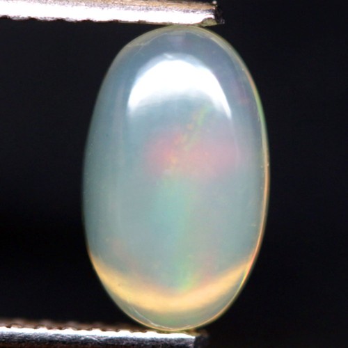 0.93Ct. Natural Opal Oval Cabochon Multi Colors Glittering Rainbow 3D! Ethiopian