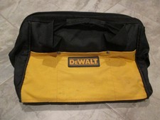 DeWalt 13"x9"x9" Heavy Duty Contractor Tool Bag Case Tote w/ Pockets PRE-OWNED