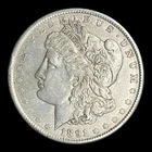 1891 Morgan Silver Dollar, XF+