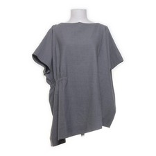 COS, Tunika, Größe: 44, Grau, Elasthan/Polyester/Wolle, Einfarbig, Damen #X0I