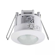 V-TAC VT-8029 Sensore di movimento infrarossi PIR 360° a incasso da soffitto  IP