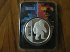 2021 KONG 1 oz .999 SILVER COIN TEP vs King Kong Official Movie Coin AG