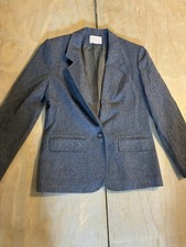 Pendleton Woolen Mills One Button Blazer Jacket Women USA 100 Virgin Wool