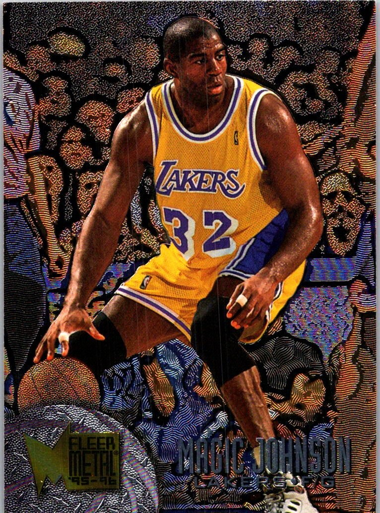 1995-96 Metal #161 Magic Johnson