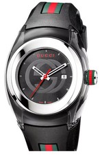 Shop GUCCI SYNC YA137101 Men s Watch   All Bl...