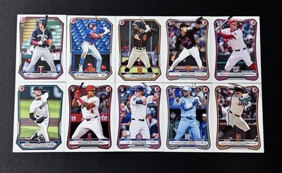 2025 Bowman Prospect Lot Walker Jenkins Carson Benge Jonah Tong Brady House RC