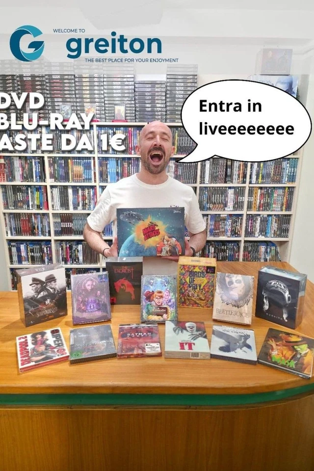 Cinema dvd, blu-ray, steelbook, edizioni limitate, aste a partire da 1 euro