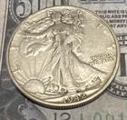 1942 S Walking Liberty Silver Half Dollar - Nice Grade - Combined Shipping
