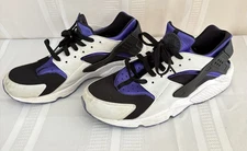 Nike Air Huarache Run Persian Violet Purple Black White 318429-501 Mens Size 11