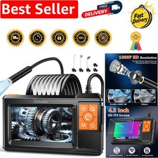 Compact 1080P Endoscope Inspection Camera - Perfect for Mechanics and Plumbers